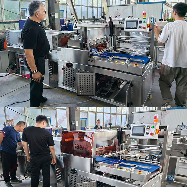 Turkish customers visited the factory, appreciated the charm of the packaging machine, and successfully placed an order.