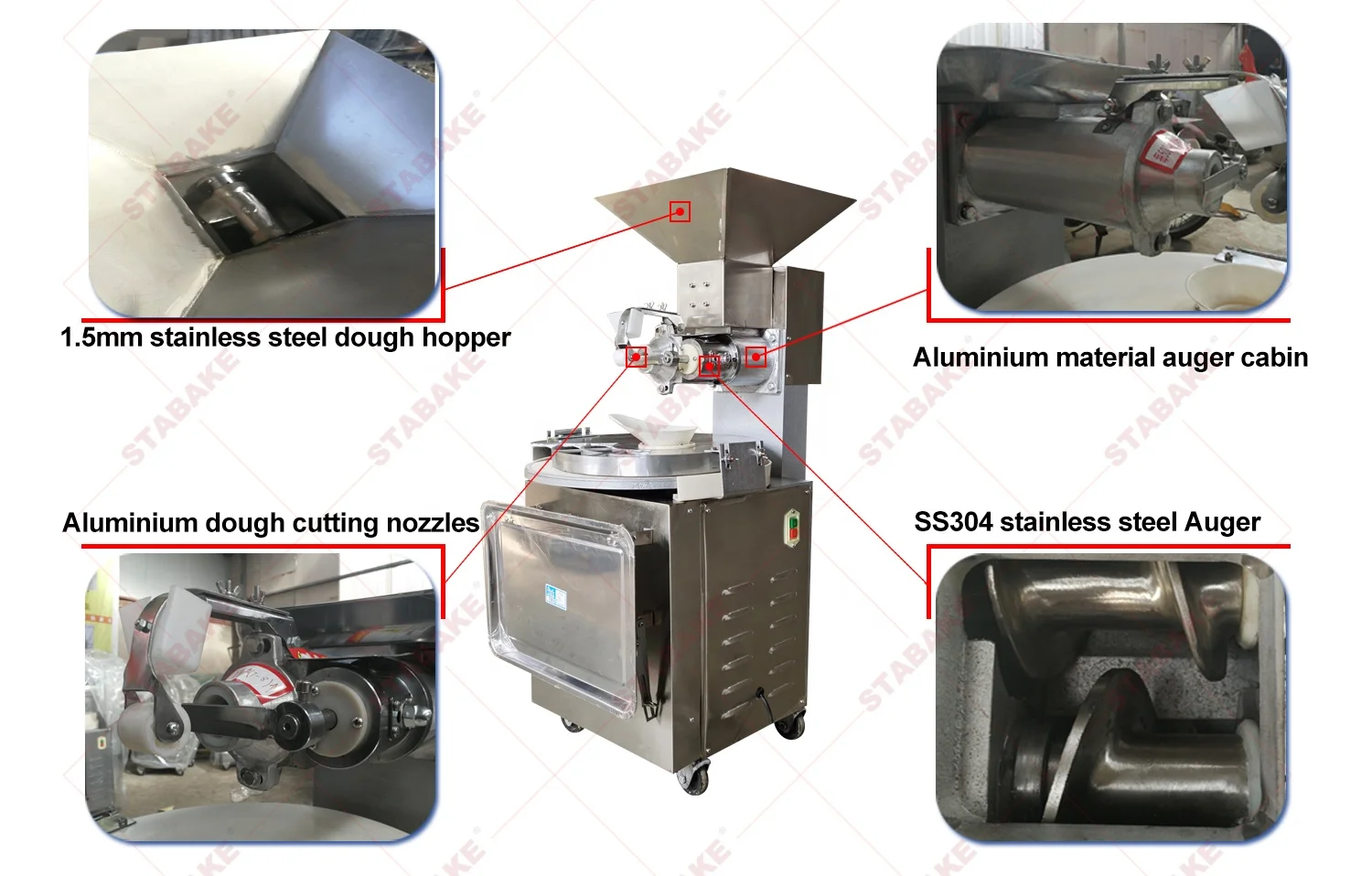 Custom Made Dough Processing Machine Cost 10