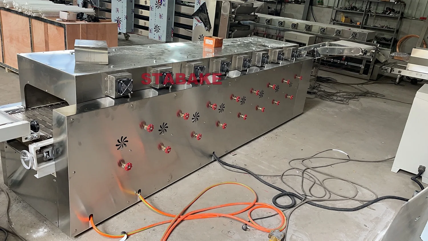 Automatic Arabic Pita Bread Machine Production Line Industrial Tortilla Roti Chapati Shawarma Lebanese Bread Making Machine 6