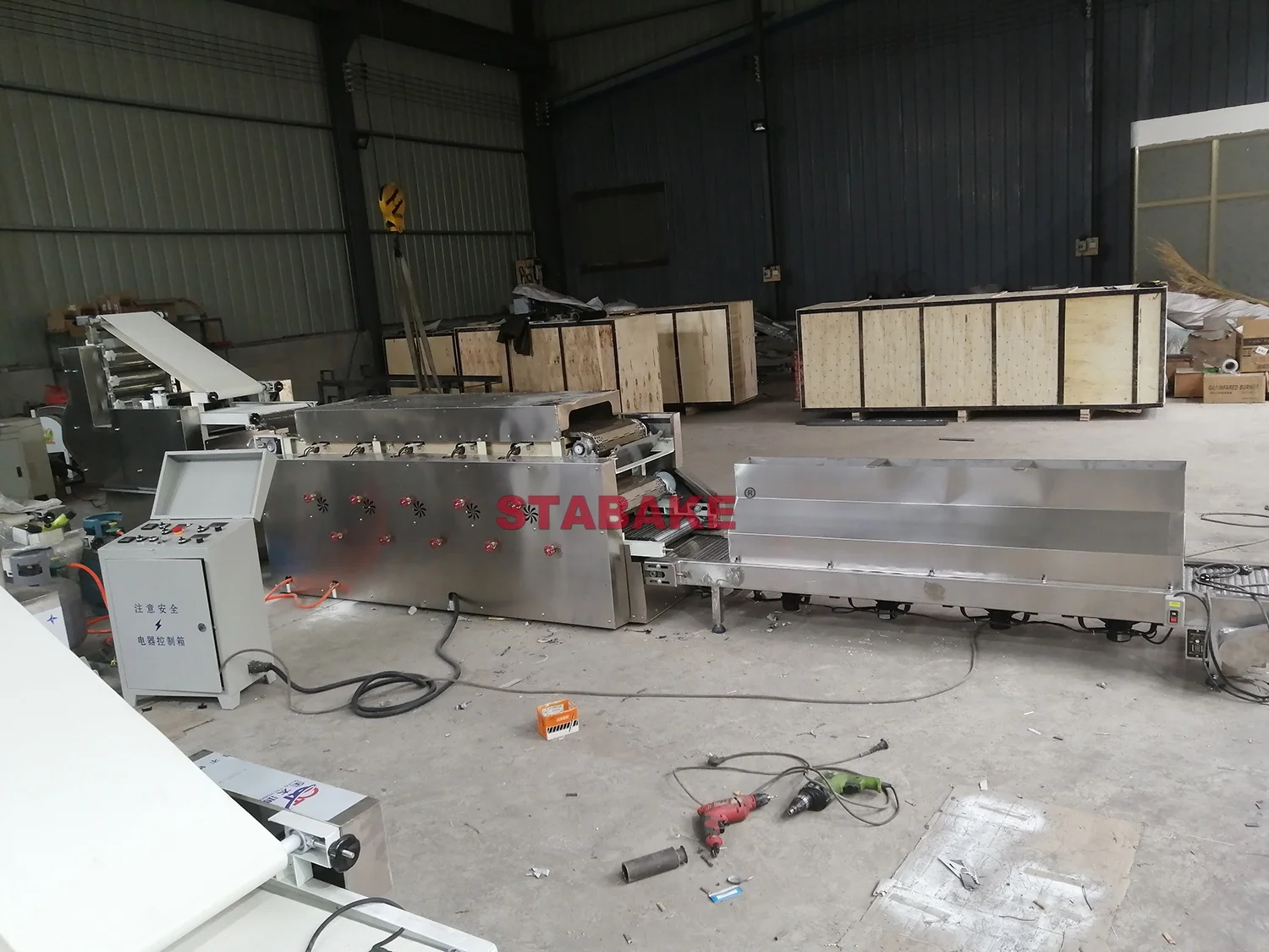 Automatic Arabic Pita Bread Machine Production Line Industrial Tortilla Roti Chapati Shawarma Lebanese Bread Making Machine 7