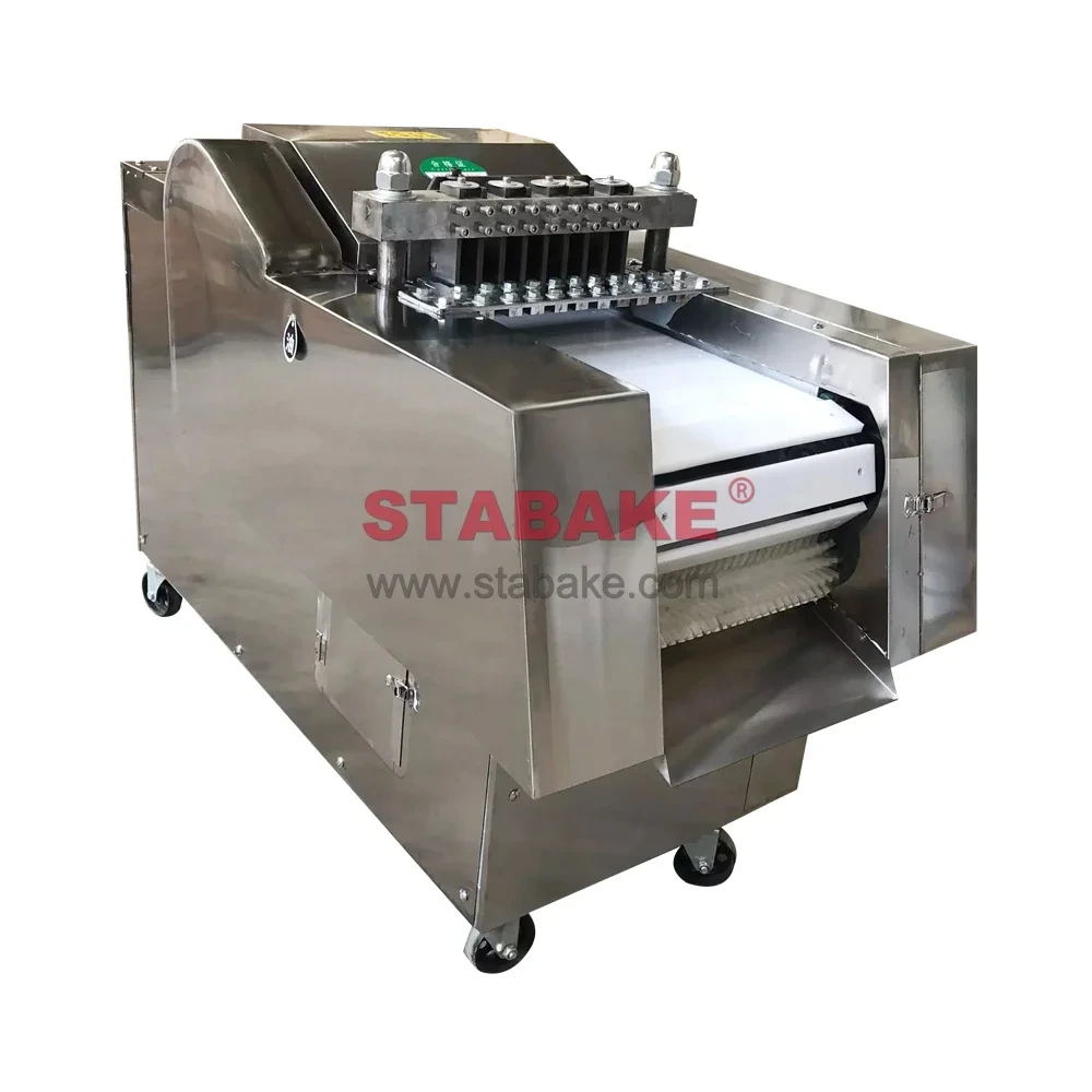 Automatic Chicken Meat Cutting Machine Fish Dicer Beef Meat Cutting Machine 1