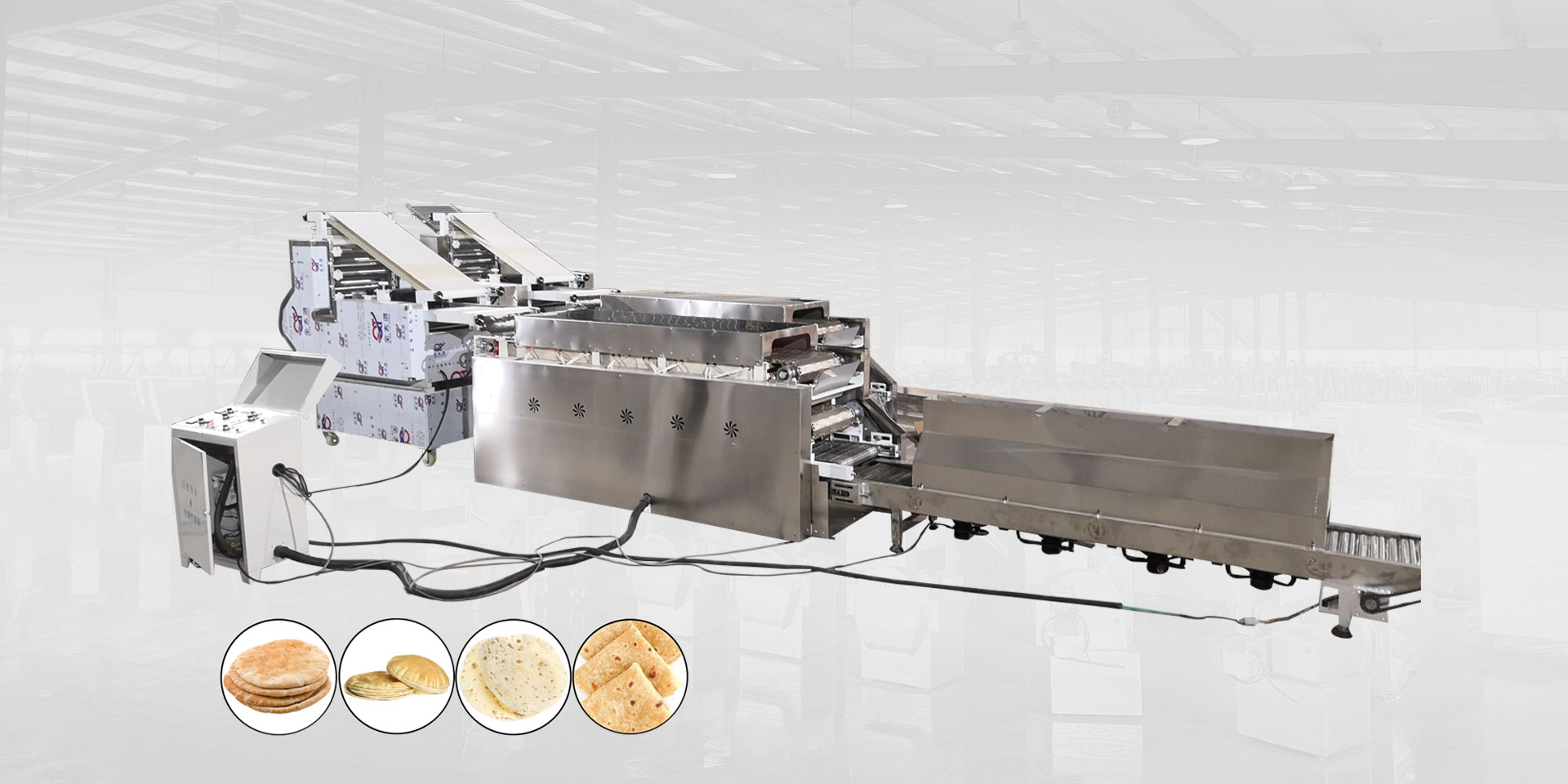 The Original Manufacturer of Automatic Pita/ Arabic Bread Production Line